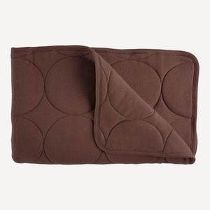 NWT/NIB Kate Quinn Organics Classic Circle Quilt Clove Brown Cotton Interlock